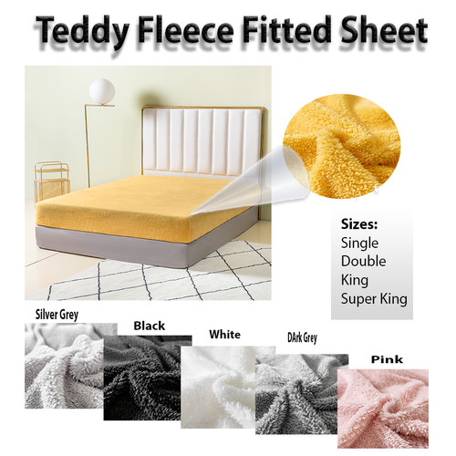 Teddy fleece bär bettdecke - fleece,